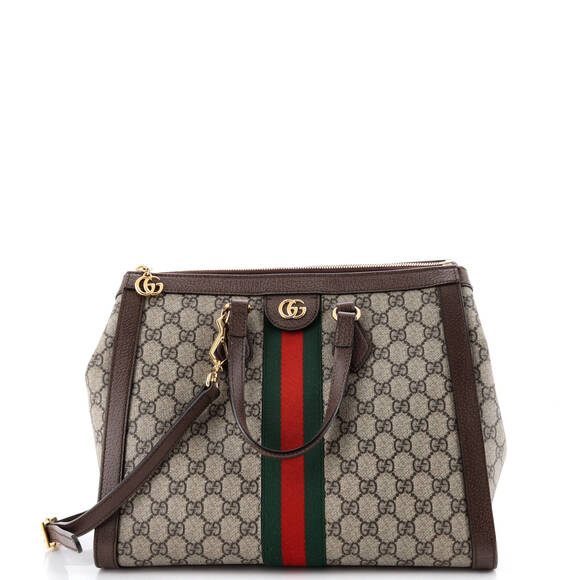 Gucci Handbags - Gucci Ophidia Top Handle Tote Gg Coated #250890G12B